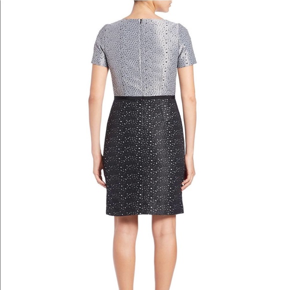 Rolando Santana Colorblock Sheath Dress